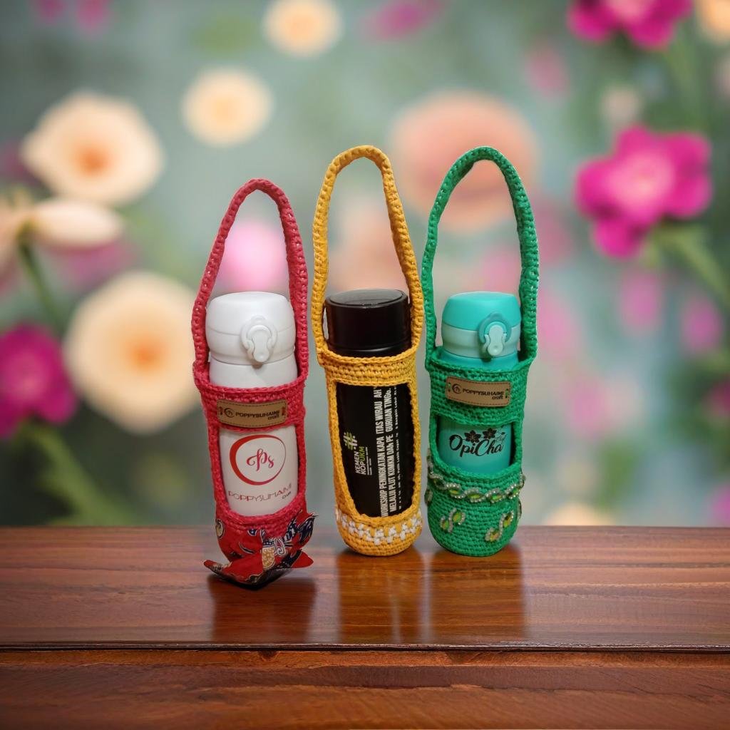 Tempat Tumbler Rajutan: Cantik dan Fungsional